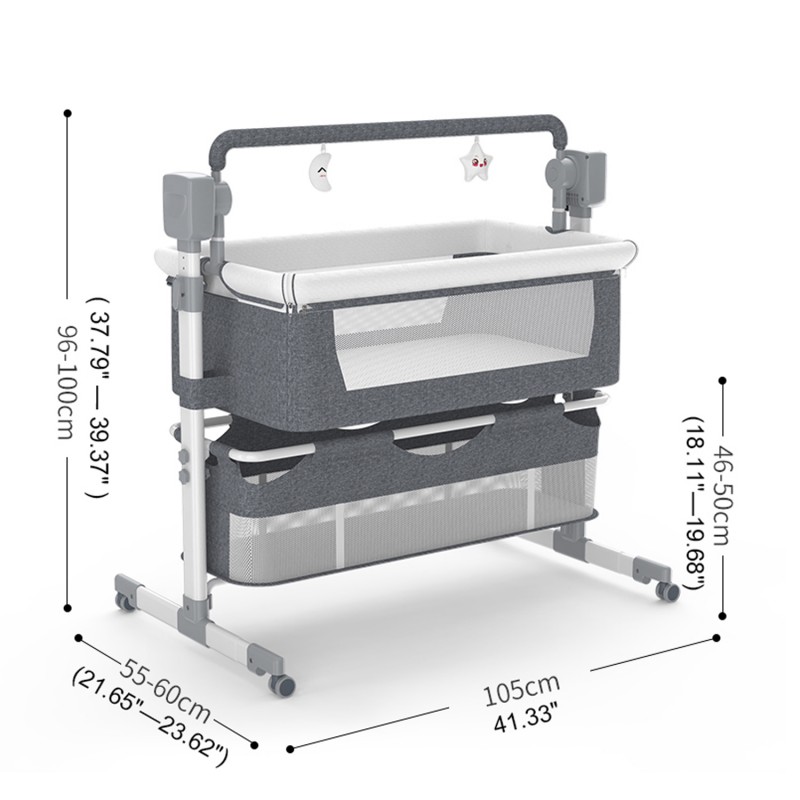 Electric rocking outlet cot